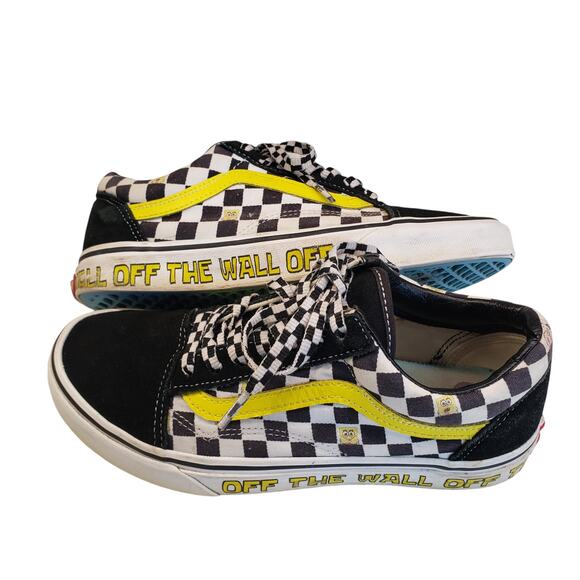 Vans SpongeBob SquarePants Old Skool Off The Wall Womens 7.5 Mens 6 - Picture 6 of 14
